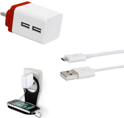 SARVIN Wall Charger Accessory Combo for Realme 3i(White)