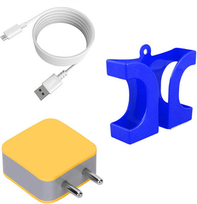DAKRON Wall Charger Accessory Combo for Gionee F9 Plus(White)