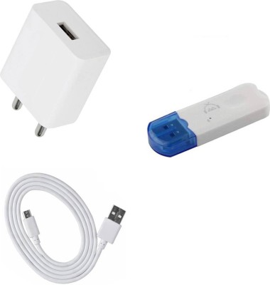 DAKRON Wall Charger Accessory Combo for Samsung Galaxy A10s(White)