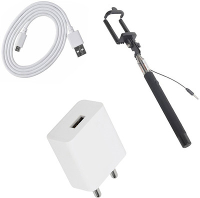 SARVIN Wall Charger Accessory Combo for Realme 5(White)