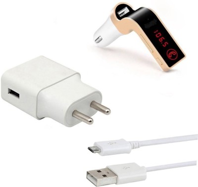 SARVIN Wall Charger Accessory Combo for Vivo Z1 Pro(White)