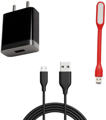 SARVIN Wall Charger Accessory Combo for Tecno Camon 12 Air(Black)