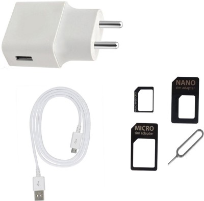 SARVIN Wall Charger Accessory Combo for Gionee F9 Plus(White)