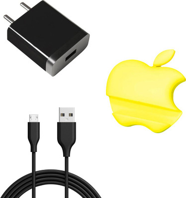 DAKRON Wall Charger Accessory Combo for Realme 5(Black)