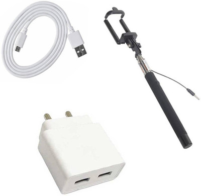 SARVIN Wall Charger Accessory Combo for Realme 5(White)