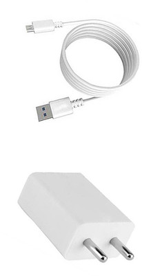 DAKRON Wall Charger Accessory Combo for Realme 5(White)