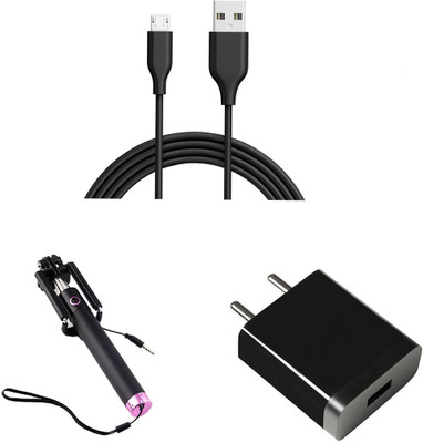 SARVIN Wall Charger Accessory Combo for Gionee F9 Plus(Black)