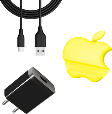 DAKRON Wall Charger Accessory Combo for Samsung Galaxy A10s(Black)