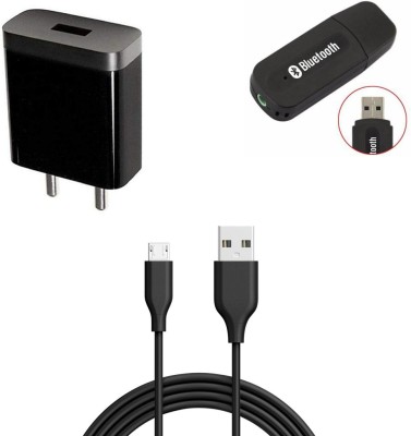 SARVIN Wall Charger Accessory Combo for Vivo Y90(Black)