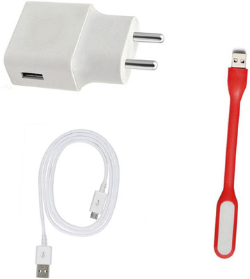 DAKRON Wall Charger Accessory Combo for HOMTOM H5(White)