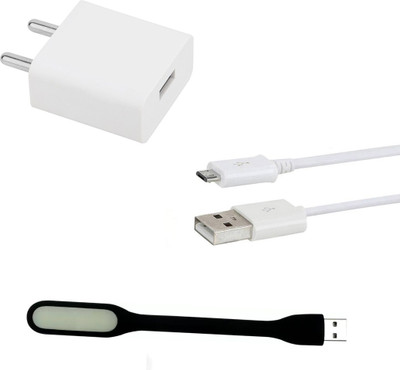 DAKRON Wall Charger Accessory Combo for Vivo S1(White)