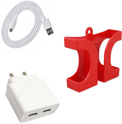 SARVIN Wall Charger Accessory Combo for Realme 5(White)