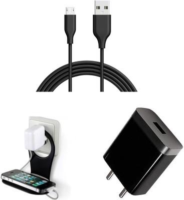 SARVIN Wall Charger Accessory Combo for Realme 3i(Black)