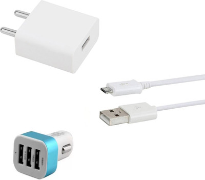 SARVIN Wall Charger Accessory Combo for Realme 3i(White)