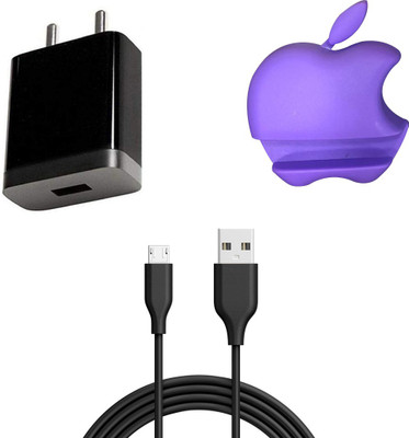 DAKRON Wall Charger Accessory Combo for Tecno Camon 12 Air(Black)