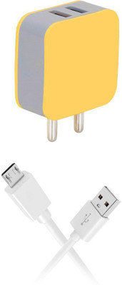 DAKRON Wall Charger Accessory Combo for Gionee F9 Plus(White)
