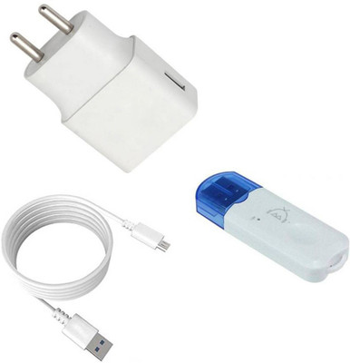 DAKRON Wall Charger Accessory Combo for Infinix S4(White)