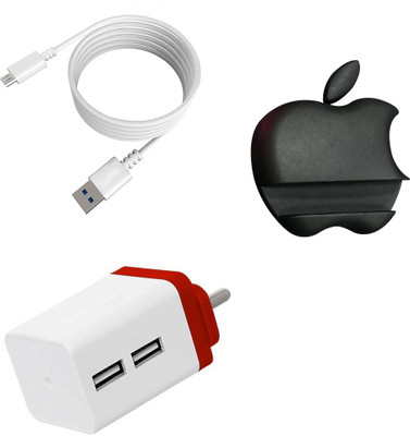 DAKRON Wall Charger Accessory Combo for Gionee F9 Plus(White)