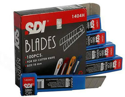 dinojames Sdi blades Metal Grip Hand-held Paper Cutter(Set Of 100, steel)