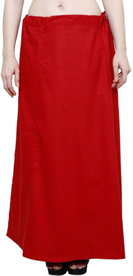 Queen Style Red 8 Part Fine Quality Pure Cotton Petticoat(XXL)