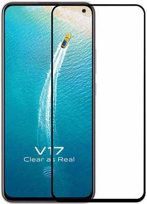 LIKEDESIGN Edge To Edge Tempered Glass for Vivo V17(Pack of 1)