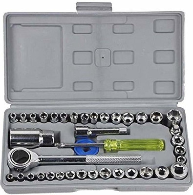 SP WORLD WIDE 40 PC COMBINATION TOOL KIT Socket Set(Pack of 40)