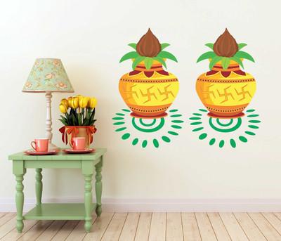 Wallzone 60 cm Devoational Removable Sticker(Pack of 1)