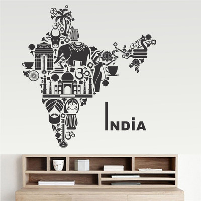 marvellous 85 cm m_allinoneindia Self Adhesive Sticker(Pack of 1)