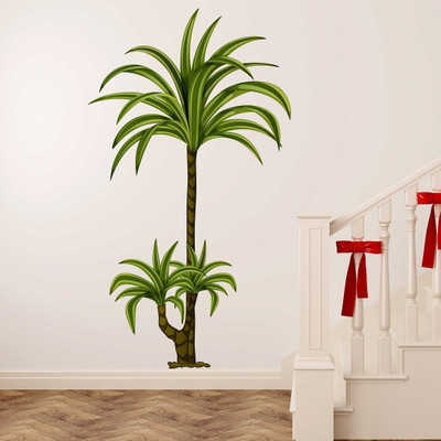 Wallzone 80 cm Tree Removable Sticker(Pack of 1)