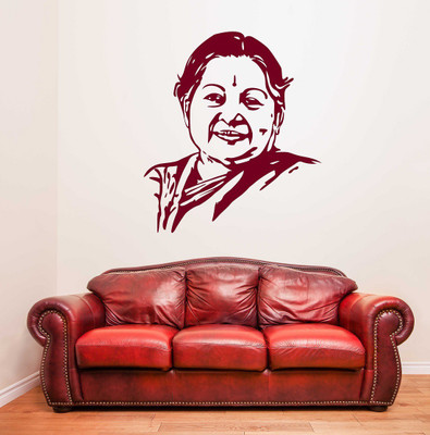 Littlebuds 50 cm Jayalalitha Amma Removable Sticker(Pack of 1)