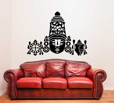 Wallzone 70 cm Abstract Removable Sticker(Pack of 1)