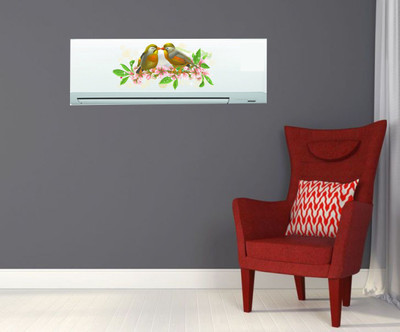 Byte Studio 54 cm Air Conditioner Sticker Decorative Beautiful Loving Reusable Sticker(Pack of 1)