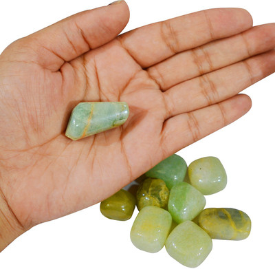 REIKI CRYSTAL PRODUCTS Natural Single Aquamarine Tumble Stone for Reiki Healing and Crystal Healing Tumble Stones Polished Asymmetrical Crystal Stone(Green 1 Pieces)