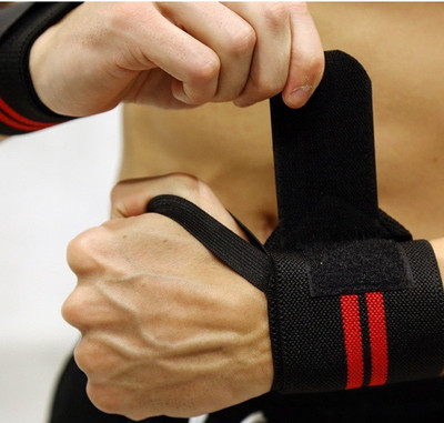 DreamPalace India PROFESSIONAL GRADE-WRIST WRAPS WITH THUMB LOOPS Abdominal Belt(Red)