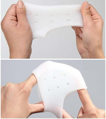 infinity deal GF67 Heel Socks Silicone Heel anti-Crack Sets Heel Support (White) Heel Support(White)