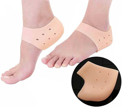 Easymart Socks for Pain Relief for Men and Women Heel Support (Brown) Heel Support(Brown)
