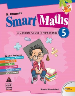 Smart Maths book 5 (for 2021 Exam)(English, Paperback, SHEELA KHANDELWAL)