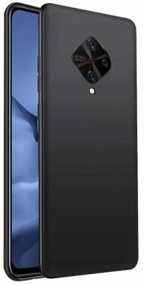 Bodoma Back Cover for Vivo S1 pro(Black, Shock Proof, Silicon, Pack of: 1)