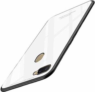 mobies Back Cover for REALME 2 PRO Luxurious Toughened Glass Case Cover(White, 3D Case, Pack of: 1)