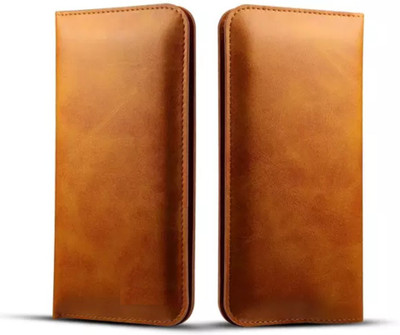 HITFIT Pouch for vivo iQOO 5 Pro(Brown, Dual Protection, Pack of: 1)