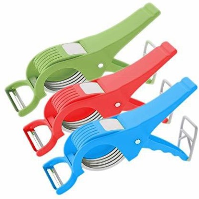 INFINITY CHOICE Multipurpose Vegetable Cutter With Peeler 3pc Vegetable Grater & Slicer(3 pieces of Vegetable cutter)