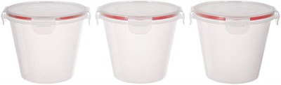 Cutting EDGE Polypropylene Grocery Container  - 1000 ml(Pack of 3, Red)