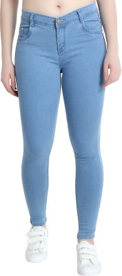 ZXN Clothing Skinny Women Light Blue Jeans