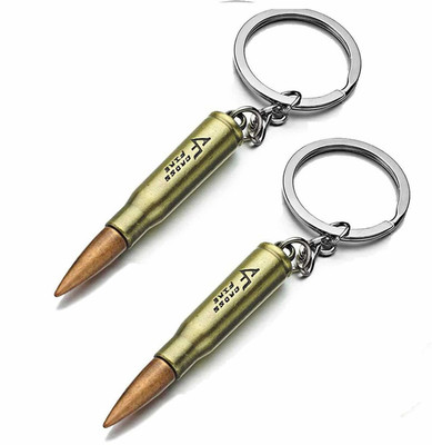 BORING 2 BULLET SHAPE HIGH QAULITY KEYRINGS Key Chain