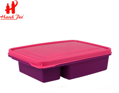 HARSH PET TastyBitePurple 1 Containers Lunch Box(550 ml)