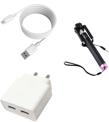 SARVIN Wall Charger Accessory Combo for Gionee F9 Plus(White)