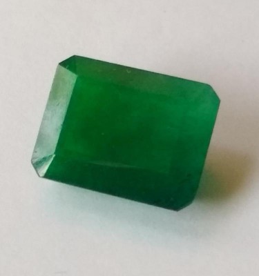 HAYAATGEMS Natural Emerald Zambian Octagon Rectangle Shape Cut Faceted 6.37 Carat 7.00 Ratti Size Loose Gemstone For Ring Men & Women Emerald Stone