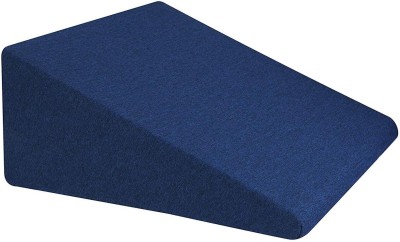 METRON Multi Purpose Soft Bed Wedge Pillow for Acid Re-Flux Post Surgeries Memory Foam Solid Sleeping Pillow Pack of 1(Blue)