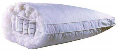 METRON Cotton Solid Sleeping Pillow Pack of 1(White)
