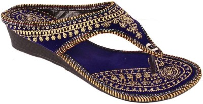 SG STAR Girls Slip-on Flats(Blue , 18-19)